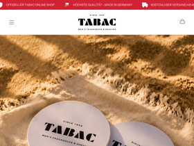 tabac-fragrances.nl homepage screenshot