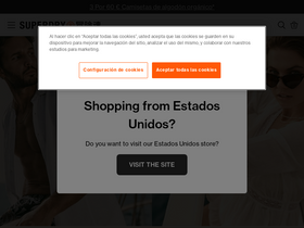 'superdry.es' screenshot