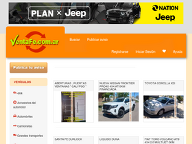 'ventafe.com.ar' screenshot