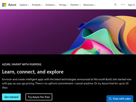 Microsoft Azure - Build, deploy, manage applications globally with Azure's cloud, AI, and hybrid capabilities.