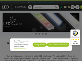 'led-universum.de' screenshot