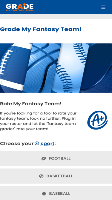 grademyfantasyteam.com
