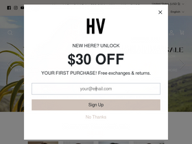 'hairvivi.com' screenshot