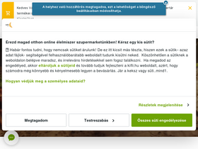 'kifli.hu' screenshot