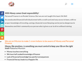 'bemoneyaware.com' screenshot