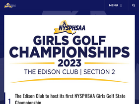 'nysphsaa.org' screenshot
