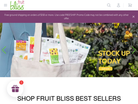 Fruit Bliss website screenshot