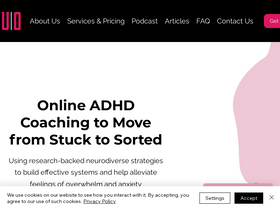 'unconventionalorganisation.com' screenshot