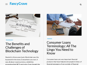 'fancycrave.com' screenshot