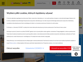 'merkurymarket.pl' screenshot