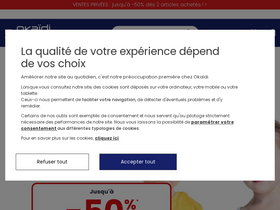 'okaidi.fr' screenshot