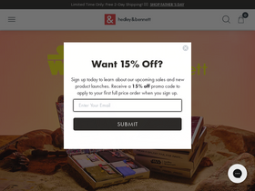 'hedleyandbennett.com' screenshot