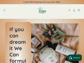 mapaeg.com homepage screenshot