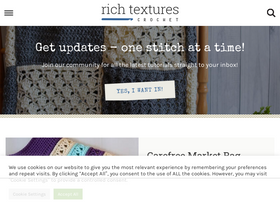 'richtexturescrochet.com' screenshot