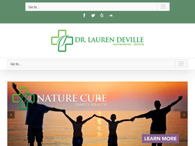 'drlaurendeville.com' screenshot