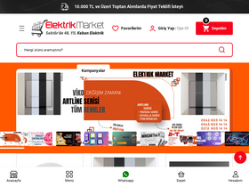 'elektrikmarket.com.tr' screenshot