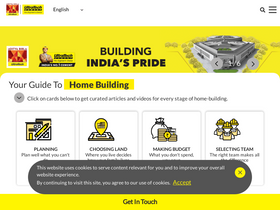 'ultratechcement.com' screenshot