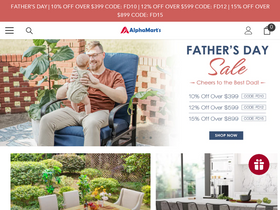 'alphamarts.com' screenshot