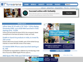 'fonearena.com' screenshot