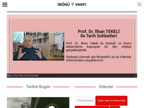 'ismetinonu.org.tr' screenshot