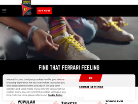 'ferrariworldabudhabi.com' screenshot