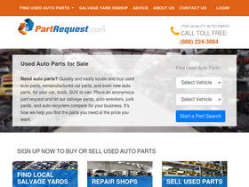 'partrequest.com' screenshot