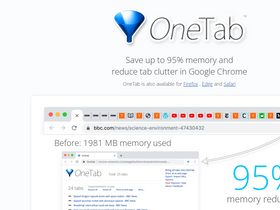 'one-tab.com' screenshot