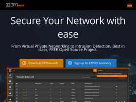 'opnsense.org' screenshot