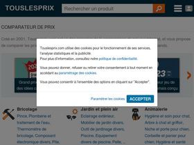 'touslesprix.com' screenshot