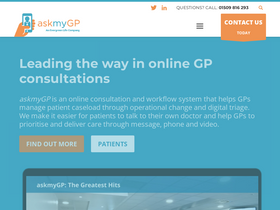 'askmygp.uk' screenshot