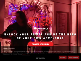 'strangerthings-experience.com' screenshot