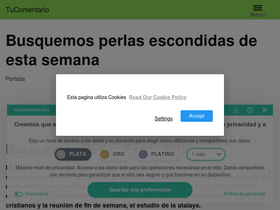 'tucomentario.com' screenshot