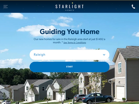 'starlighthomes.com' screenshot