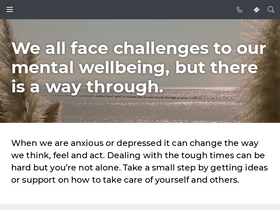 'depression.org.nz' screenshot