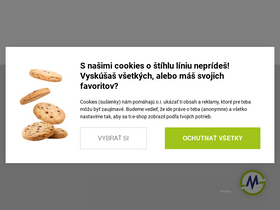 'mastersport.sk' screenshot