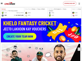 'cricwick.net' screenshot