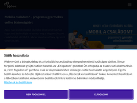'nmhh.hu' screenshot