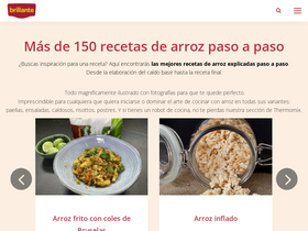 'brillante.es' screenshot