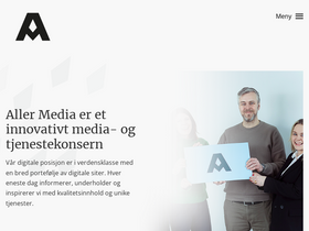 'aller.no' screenshot