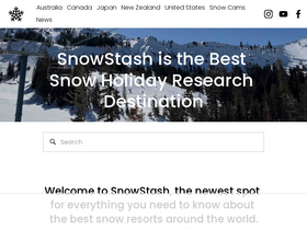 'snowstash.com' screenshot