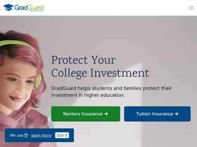'gradguard.com' screenshot