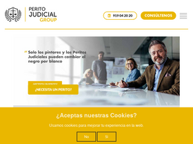 'peritojudicial.com' screenshot