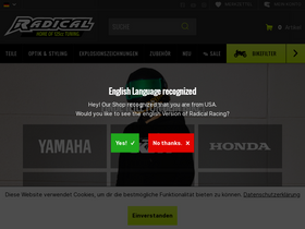'radicalracing.de' screenshot