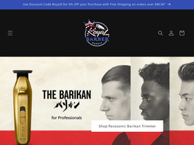 royalbarbersupply.com homepage screenshot