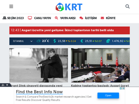 'krttv.com.tr' screenshot