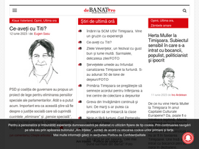 'debanat.ro' screenshot