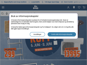 'obsbygg.no' screenshot