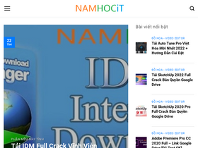 'namhocit.com' screenshot