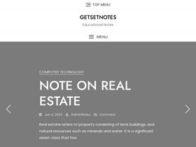 'getsetnotes.com' screenshot