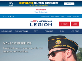 'mylegion.org' screenshot